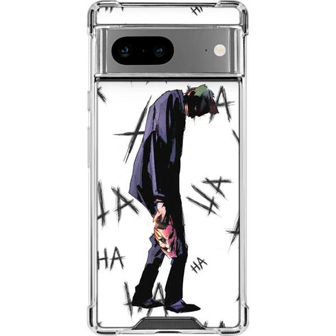 DC Comics The Joker HAHAHA Walking Google Pixel 7a Clear Case